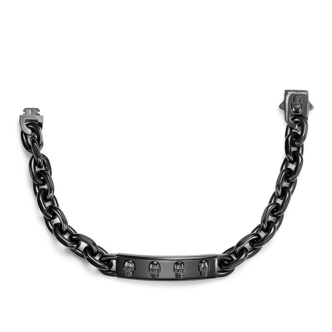 Black Anchor Skull Chain - Image 3