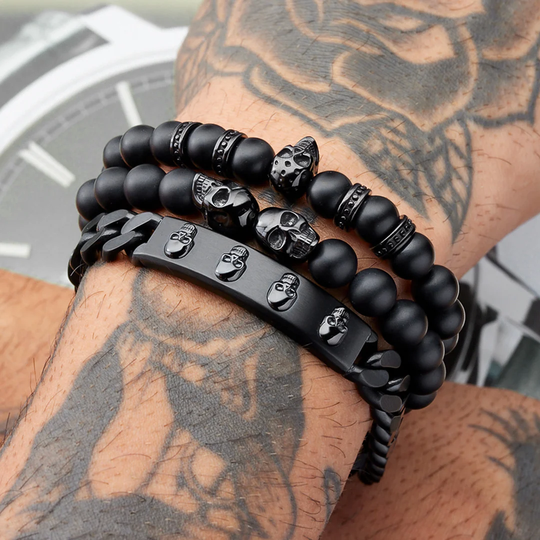 Nemesis All Steel Chain Bracelet - Image 4