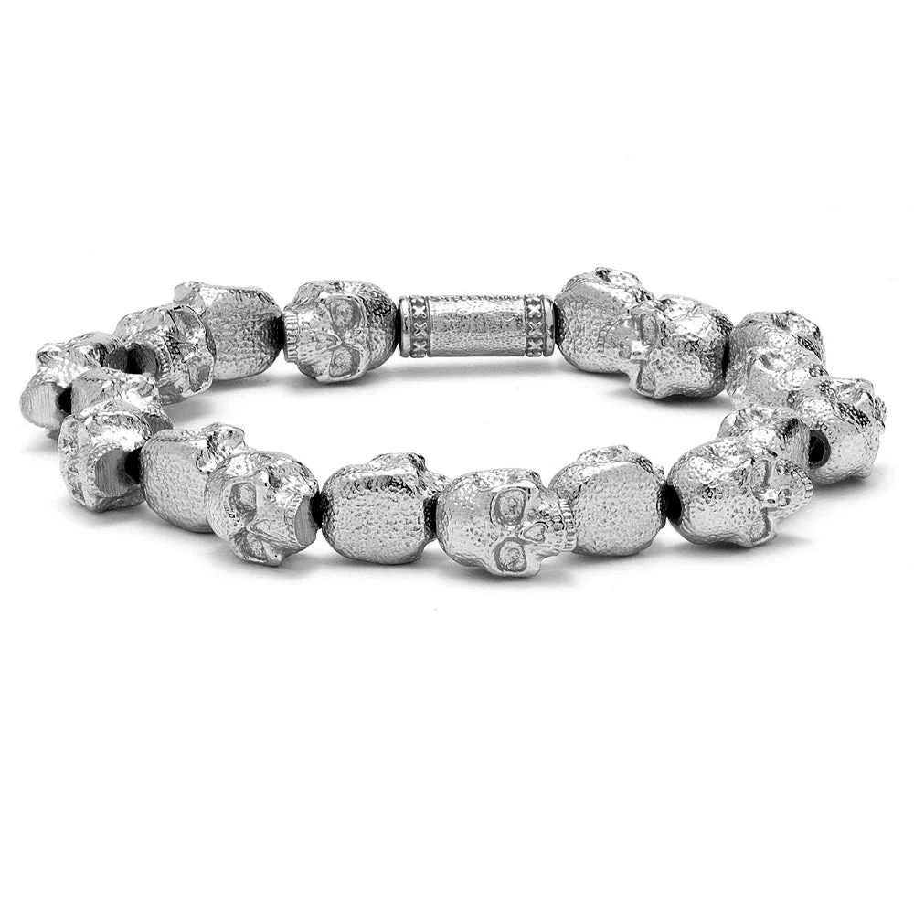 Skulls for Her | Empire - Silver All Skulls Bracelet - Image 2