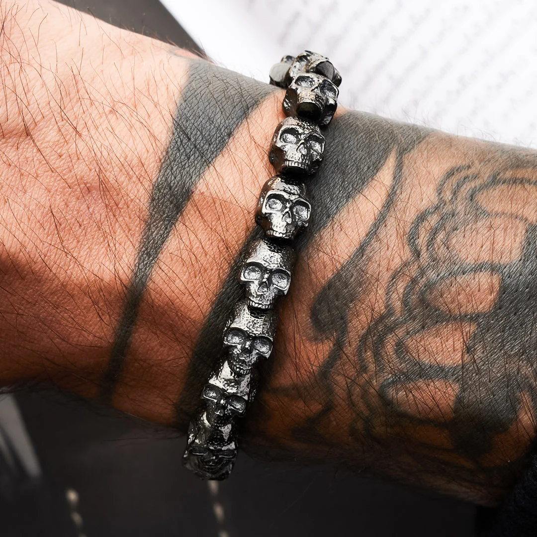 Skulls for Her | Stealth - All Skulls Bracelet - Image 5