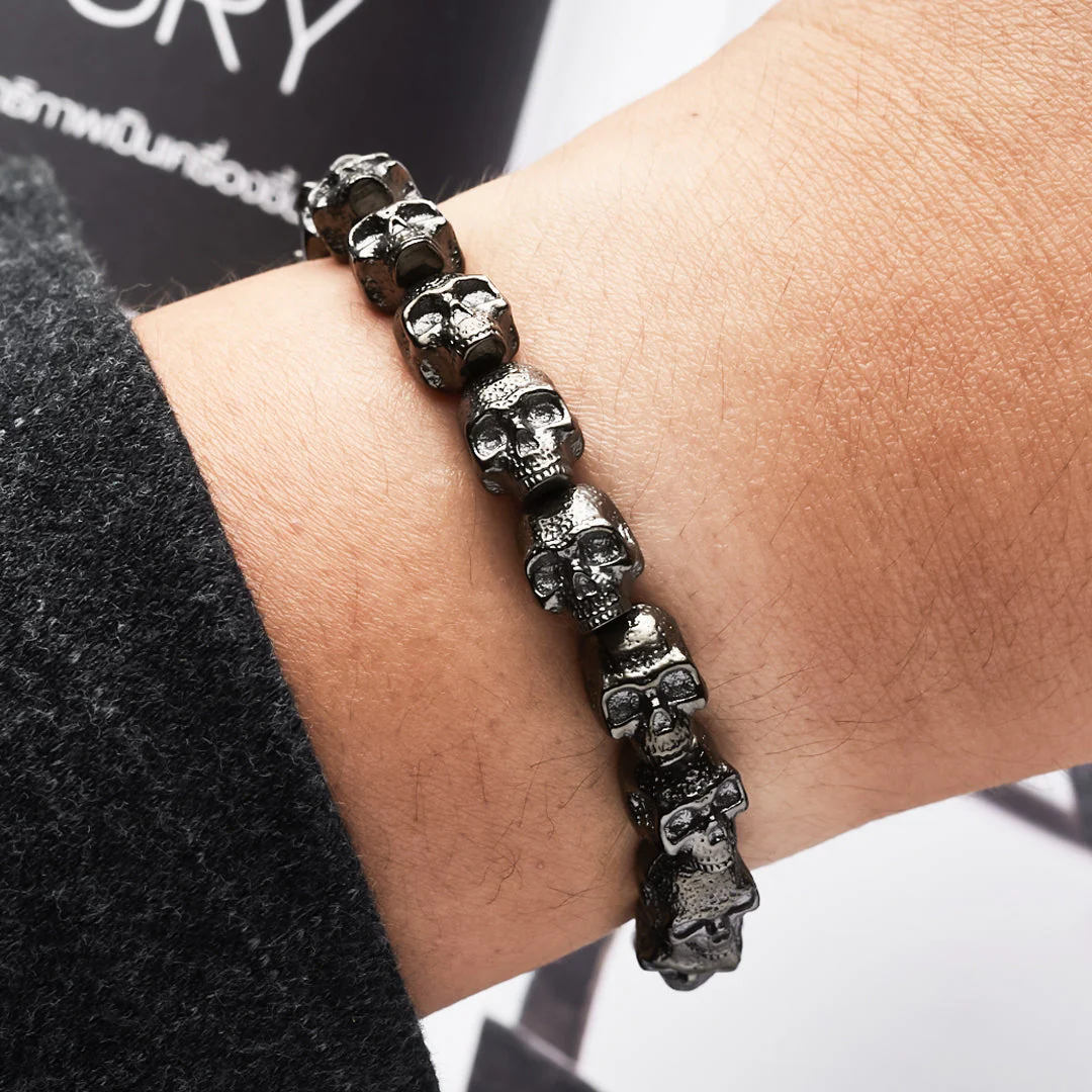 Skulls for Her | Stealth - All Skulls Bracelet - Image 7